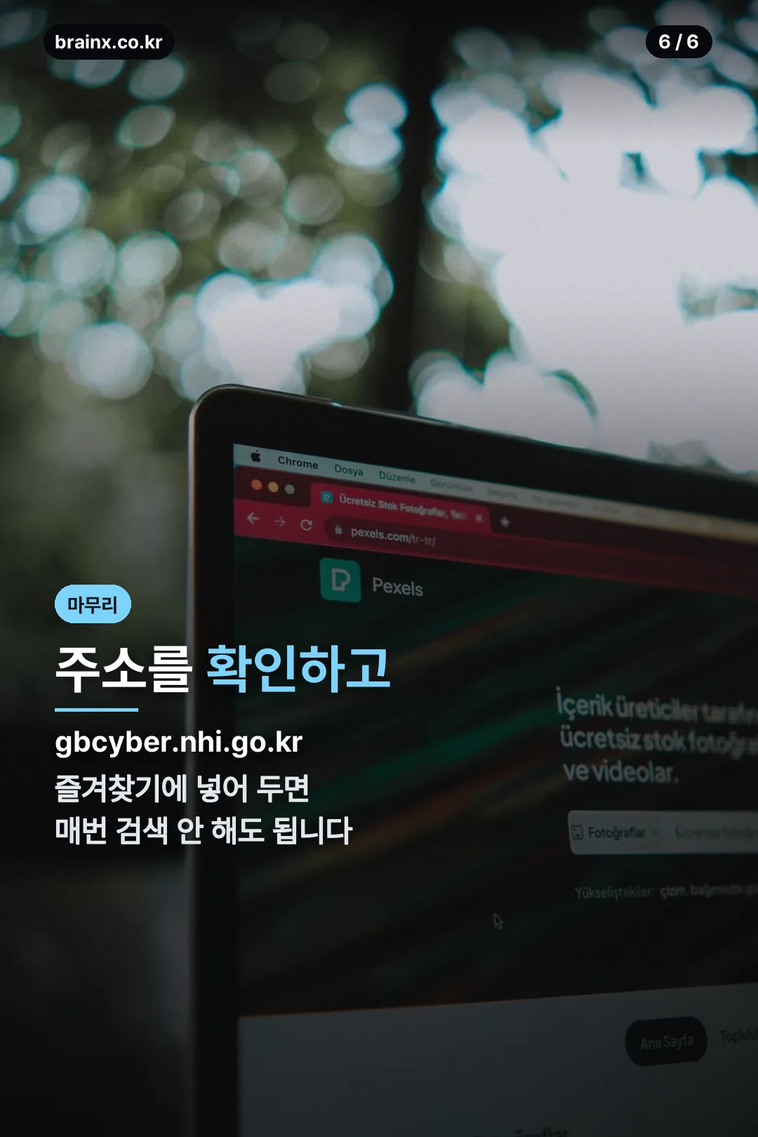 주소 확인 안내