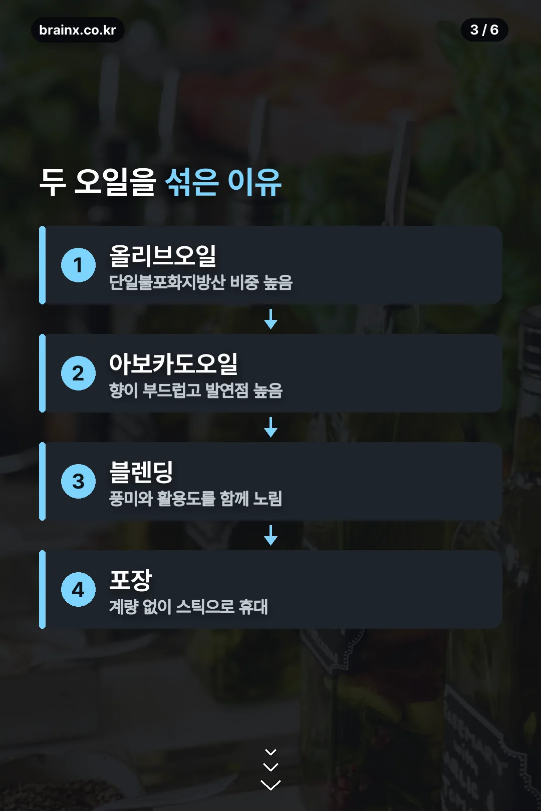 두 오일을 섞은 이유
