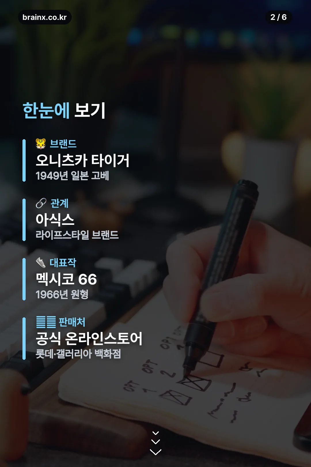 오니츠카타이거 요약