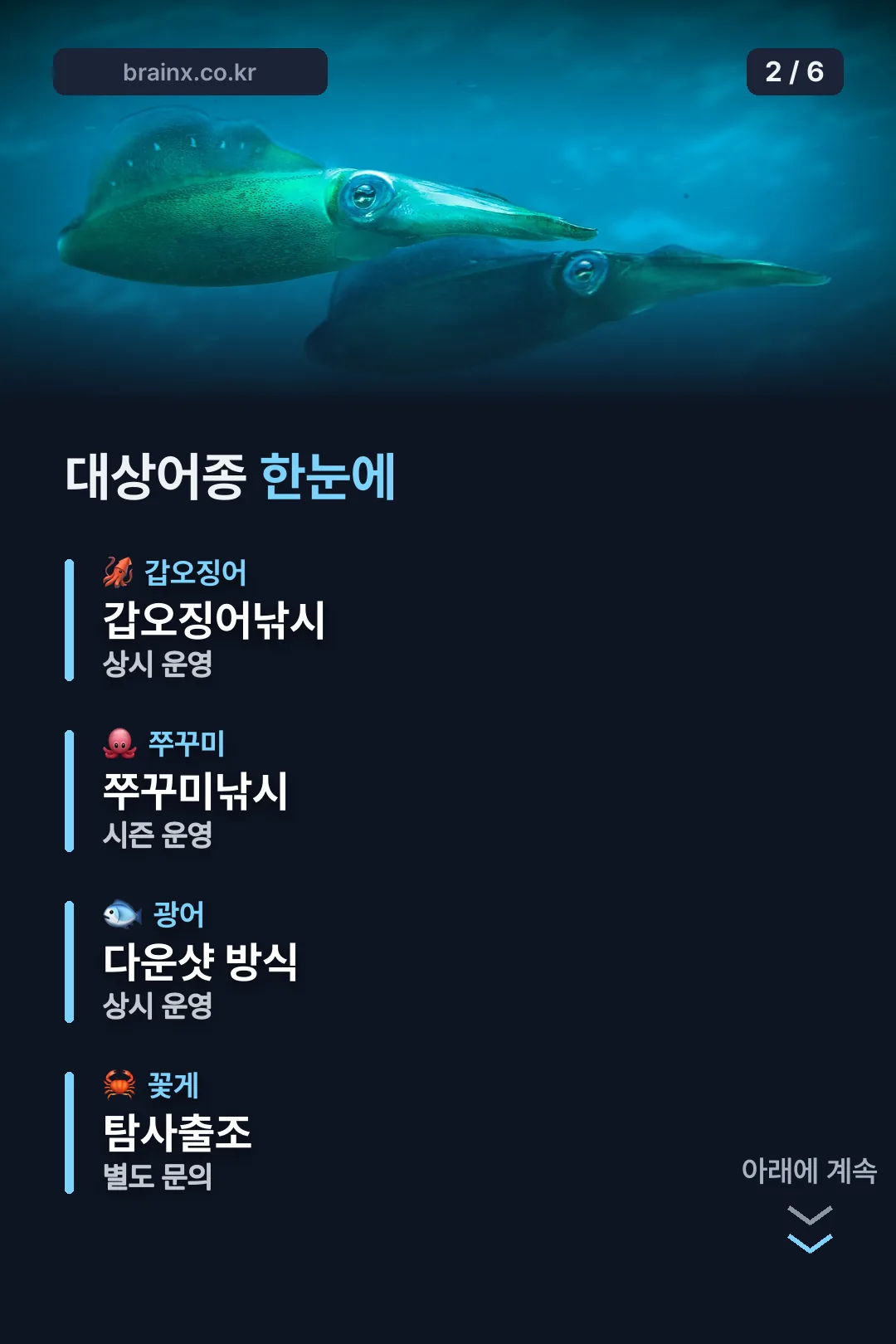 대상어종 정리